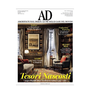 订阅 Architectural Digest 意大利意文原版AD 建筑室内设计杂志 ：年订12期 B089