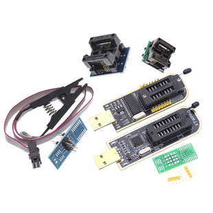 XTW100 CH341A编程器 USB 主板路由液晶 BIOS FLASH 24 25 烧录器