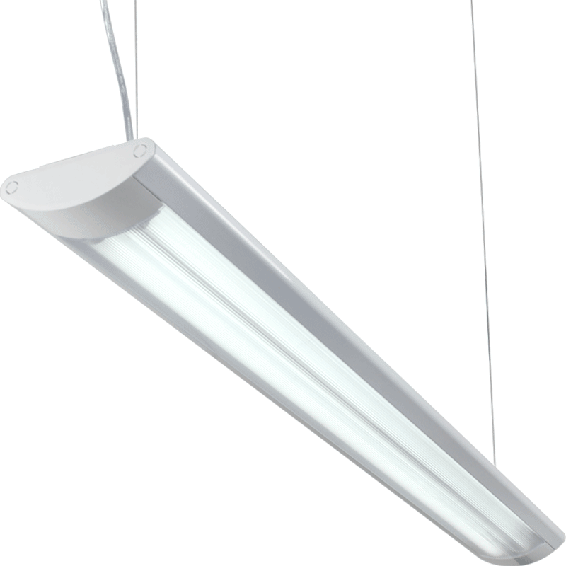 led日光灯全套t8双管一体化条形支架灯办公室吸吊两用_虎窝淘