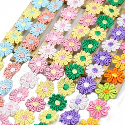 ttt蕾丝带彩色花边辅料