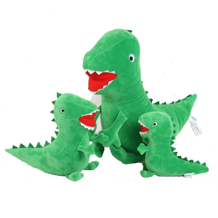 正版乔治恐龙毛绒玩具2岁宝宝4-6岁7小男孩8儿童女童5女生日礼物3