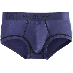 【折】52025罗纹棉莫代尔前开口男士三角平角大平角男内裤