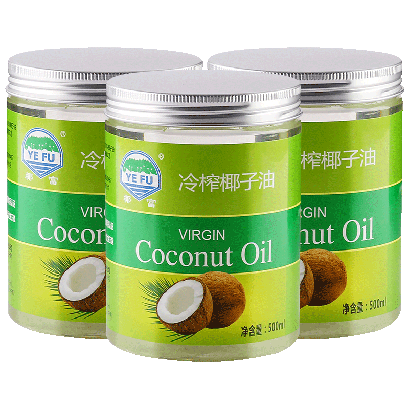 椰子油500ml瓶装海南文昌