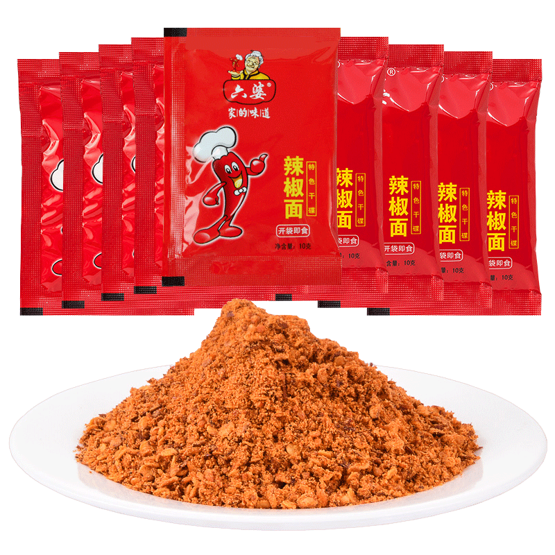 六婆辣椒面6g*30袋四川香辣
