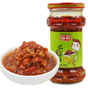 锦程蒜蓉王特辣260克湖南特产野山椒辣椒酱开味下饭菜辣酱拌面酱