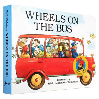 英文原版进口绘本wheels on the bus公车巴士上的轮子Raffi经典儿歌童谣Twinkle五只小鸭子晚安,月亮大猩猩thewheelsonthebus