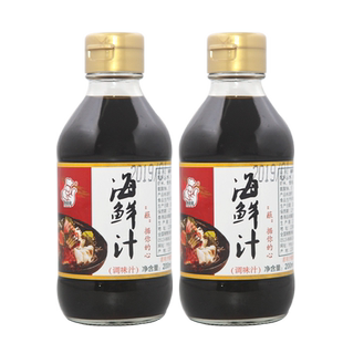滑嘟嘟海鲜汁200ml*2瓶捞汁豆捞生抽酱油火锅食材刺身蘸料包邮