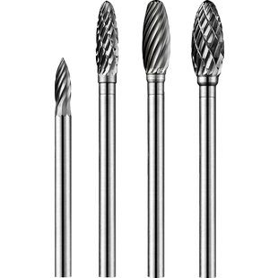 金鹰硬质合金旋转锉金属磨头椭圆单槽交叉纹H3 H4 H5 H6 H0513M03