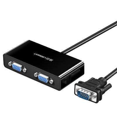 绿联VGA分配器一进二出1080P分屏