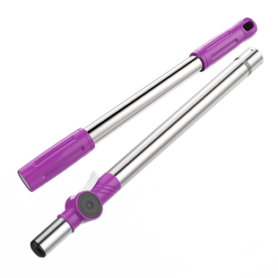 加粗拖把杆旋转通用式好神拖替换拖布杆子自动手压单杆配件墩布头