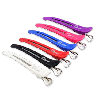 美发夹子美发工具分区夹定位夹无痕夹鸭嘴长夹鳄鱼嘴发夹刘海夹子