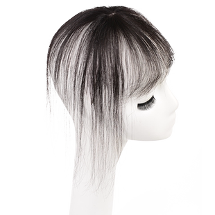 真发空气刘海假发片自然无痕网红齐流海留海头顶补发轻薄女假刘海