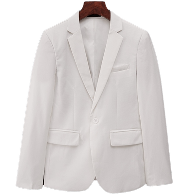 休闲小西服修身炸街白色韩版休闲
