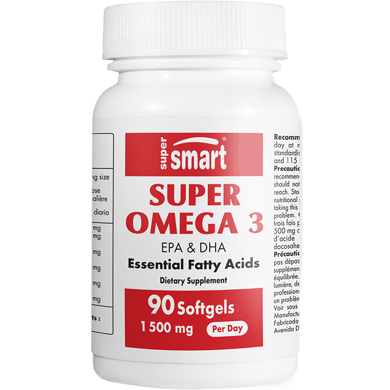 【2瓶装】SuperSmart超级Omega3高纯度深海TGN北欧鱼油欧米茄胶囊