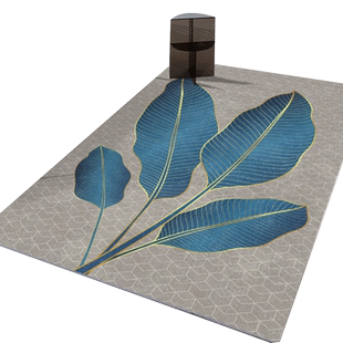 清新田园客厅地毯沙发茶几毯耐脏家用地垫ins风卧室床边毯子整铺