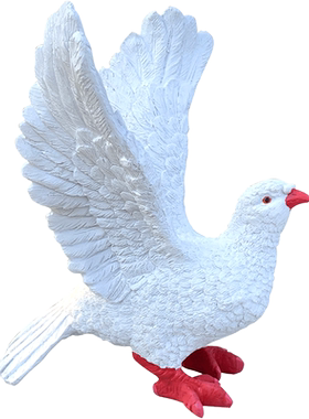 树脂鸽子别墅房顶美陈小品摆件