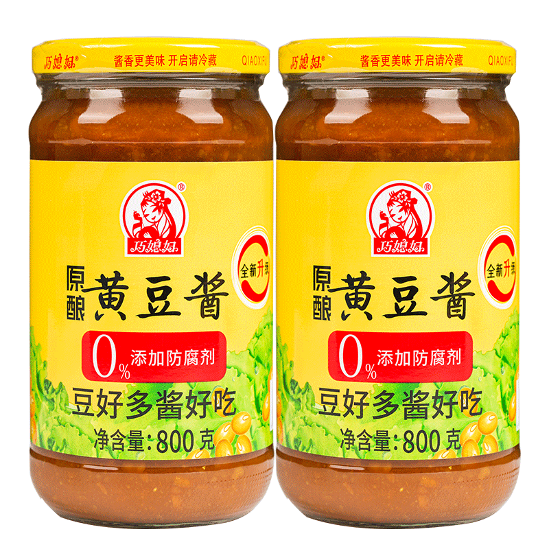 巧媳妇800g瓶装拌饭黄豆酱