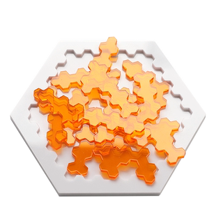 Jigsaw Puzzle透明蜂窝不规则10级烧脑地狱解密超高难度玲珑拼图