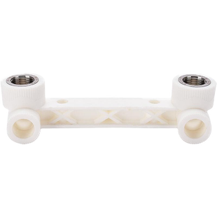 锐普 双联内丝弯头4分20 6分25淋浴头水龙头接头配件 PPR水管配件