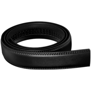 七匹狼皮带男真皮不带头自动扣男士腰带牛皮无头带身不要扣头裤带