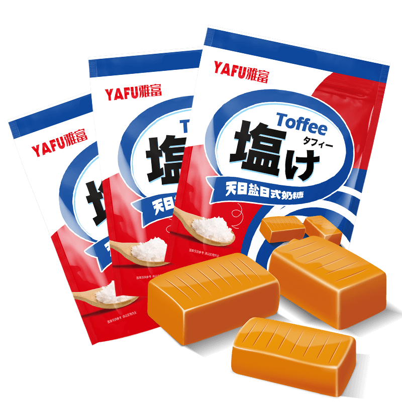不多言日本零食岩盐特浓奶糖