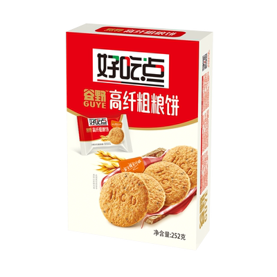 好吃点酥性饼干高纤粗粮零食