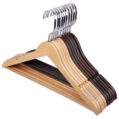 俏天下家用木头服装店衣架子