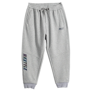 春秋季款灰色卫裤男宽松束脚休闲长裤百搭潮流运动裤直筒薄款裤子
