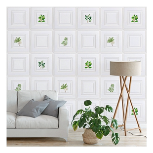 墙纸自粘卧室温馨电视背景墙装饰房间布置防水防潮壁纸3d立体墙贴