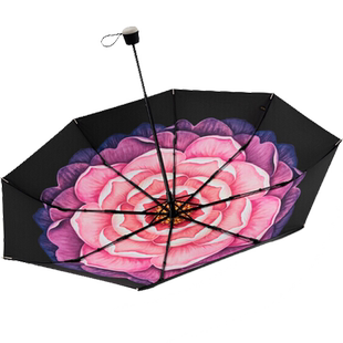 蕉下遮阳伞单双层防晒防紫外线女晴雨两用焦下小黑伞折叠太阳伞女