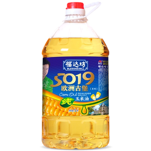 [S]福达坊 非转基因 物理压榨 纯玉米油 5L 色泽金黄