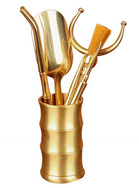 君子客厅茶室餐厅全铜工艺品摆件