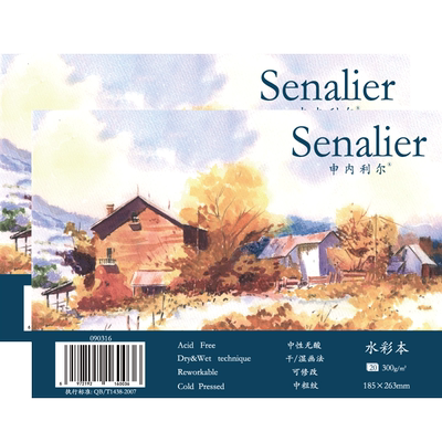senalier申内利尔线圈16开水彩本