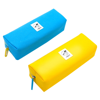 得力帆布韩国小清新文具用品笔袋