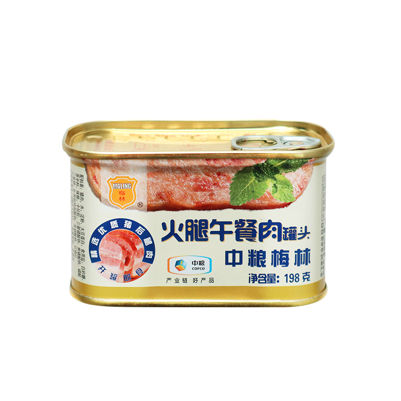 中粮梅林火腿午餐肉罐头方便速食螺蛳粉猪肉火锅泡面拍档早餐
