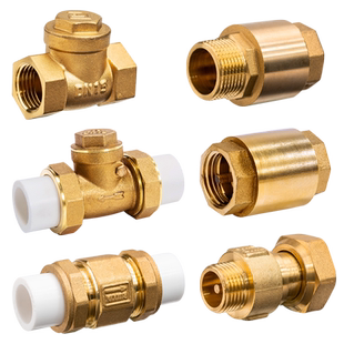 顶建20ppr4分6止回阀全铜PE水表立卧式马桶pvc管道单向阀逆止热熔