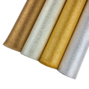 豪炫字画装裱材料带胶韩绫低温绫布83cm宽卷轴裱画专用成品自带热熔胶膜纯白奶白银灰色颜色齐全整卷多省包邮