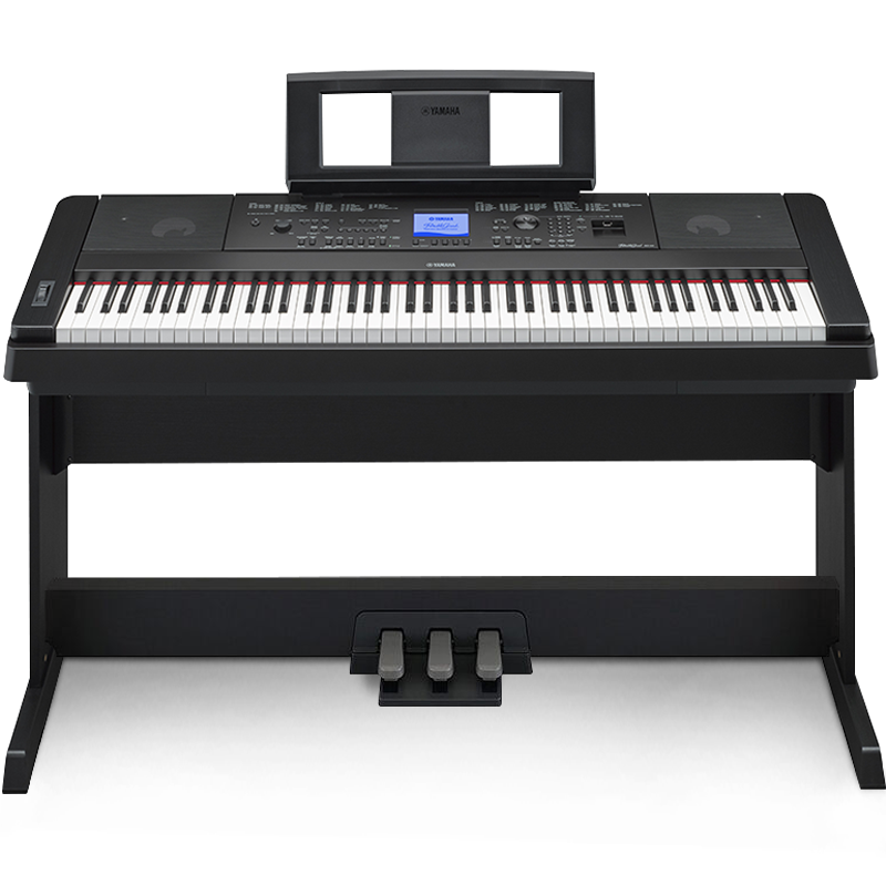 雅马哈电钢琴初学者88键重锤dgx670/660便携式专业智能电子钢琴