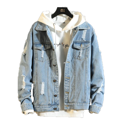 牛仔外套男士春秋季夹克