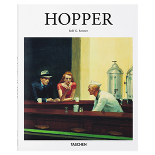 【现货】TASCHEN[基础艺术] 爱德华·霍普 HOPPER 英文原版艺术绘画作品集画集美术画册 进口图书收藏入门书籍精装塔森