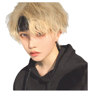 漫真假发男短发网红同款锡纸烫蓬松修脸帅气日常正太日系男基佬毛