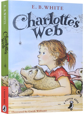 【正版送音频】夏洛特的网英语英文原版Charlotte's web二三四年级初中高中纽伯瑞奖小说书籍课外书必读阅读E B White怀特搭wonder