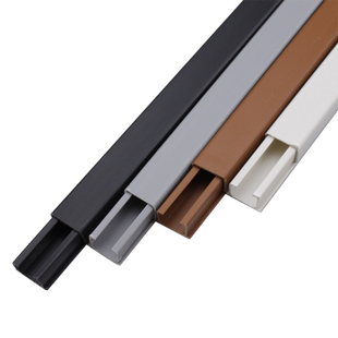 网线家用走电线PVC收纳盒明装隐形线管塑料免钉明线装饰线槽遮挡