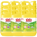 立白洗洁精整箱装24斤柠檬去油1KG*12瓶家用厨房洗碗洗涤食品用