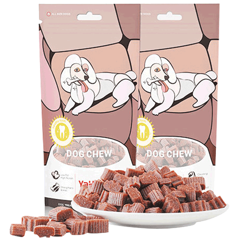 宠物狗狗零食牛肉粒幼犬磨牙补钙