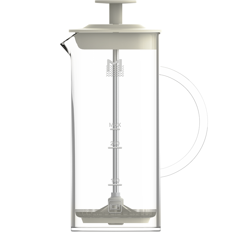 MAVO奶泡機(jī) 打奶泡器手持咖啡牛奶 打泡器手動(dòng)奶泡壺 打發(fā)器玻璃