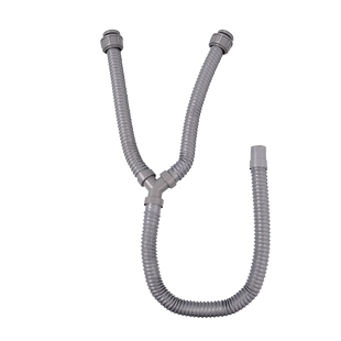 吉斯特 Y型三通双下水管软管双面盆三通管双洗衣机加长排水管接头