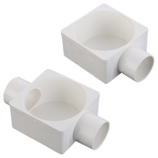 50管用地漏预埋盒无地漏可增加地漏位预埋地漏移位器安装高度减低