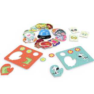 乐立方低龄男女孩桌面游戏玩具 早教益智配对玩具 我的手套在哪里