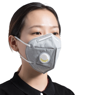 kn95带呼吸阀口罩透气n95防尘工业粉尘工人专用防花粉冬季防雾霾